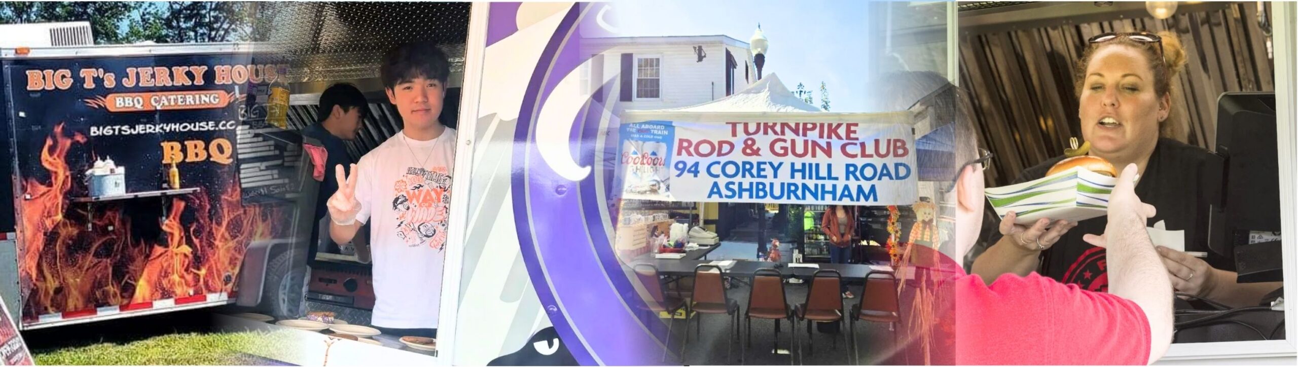 Celebrate Ashburnham Street Fair Food page banner.